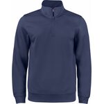 CLIQUE Basic Active -lasten puolivetoketjullinen collegepaita Tummansininen (580)