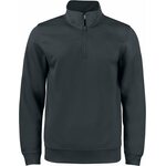 CLIQUE Basic Active -lasten puolivetoketjullinen collegepaita Musta (99)