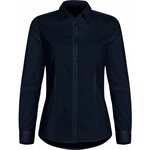 CLIQUE Stretch Shirt LS Lady Dark navy (580)