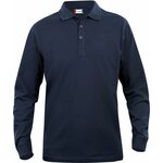 CLIQUE Basic Polo L/S Junior Dark navy (580)