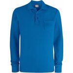 CLIQUE Basic Polo LS Pocket Royal blue (55)
