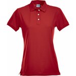 CLIQUE Stretch Premium Polo Ladies Red (35)