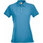CLIQUE Stretch Premium Polo Ladies Turquoise (54)