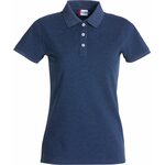 CLIQUE Stretch Premium Polo Ladies Blue melange (565)
