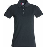 CLIQUE Stretch Premium Polo Ladies Antracite melange (955)