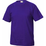 CLIQUE Basic-T Junior Strong purple (44)
