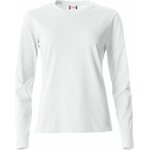 CLIQUE Basic-T L/S Ladies White (00)