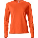 CLIQUE Basic-T L/S Ladies Dark orange (18)