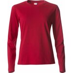 CLIQUE Basic-T L/S Ladies Red (35)