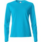 CLIQUE Basic-T L/S Ladies Turquoise (54)
