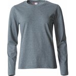 CLIQUE Basic-T L/S Ladies Grey melange (95)