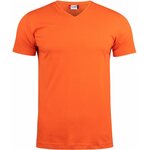 CLIQUE Basic-T V-neck Dark orange (18)