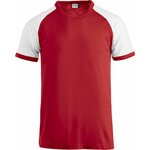 CLIQUE Raglan-T Red/white (3500)