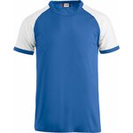 CLIQUE Raglan-T Royal blue/white (5500)