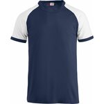 CLIQUE Raglan-T Navy/white (5800)