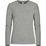 CLIQUE Premium Fashion-T LS Lady Grey melange (95)