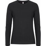 CLIQUE Premium Fashion-T LS Lady Black (99)
