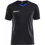 CRAFT Progress Jersey Contrast M Black/club cobolt (9346)