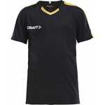 CRAFT Progress Jersey Contrast Jr Black/sweden yellow (9552)