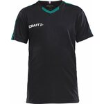 CRAFT Progress Jersey Contrast Jr Black/team green (9651)