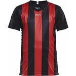 CRAFT Progress Jersey Stripe Jr Black/bright red (9430)