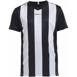 CRAFT Progress Jersey Stripe Jr Black/white (9900)