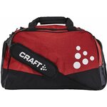 CRAFT Squad -keskikokoinen treenikassi 33L Musta/kirkkaan punainen (9430)