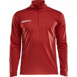 CRAFT Progress Halfzip Ls Tee M Bright red (1430)
