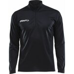 CRAFT Progress Halfzip Ls Tee M Black (9999)