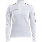 CRAFT Progress Halfzip Ls Tee W White (1900)