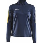 CRAFT Progress Halfzip Ls Tee W Navy/Sweden yellow (390552)