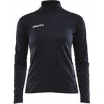 CRAFT Progress Halfzip Ls Tee W Black (9999)