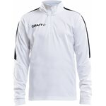 CRAFT Progress Halfzip Ls Tee Jr White (1900)