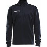 CRAFT Progress Halfzip Ls Tee Jr Black (9999)