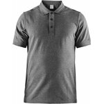 CRAFT Casual Polo Pique M Dark grey melange (975000)