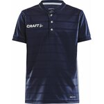 CRAFT PRO Control Button Jersey Jr Navy/white (390900)