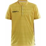 CRAFT PRO Control Button Jersey Jr Sweden yellow/black (552999)