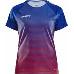 CRAFT PRO Control Stripe Jersey W Club cobolt/bright red (346430)