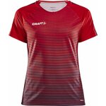 CRAFT PRO Control Stripe Jersey W Bright red/navy (430390)