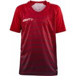 CRAFT PRO Control Stripe Jersey Jr Bright red/navy (430390)