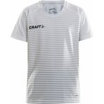CRAFT PRO Control Stripe Jersey Jr White/silver (900926)