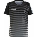 CRAFT PRO Control Stripe Jersey Jr Black/platinum (999920)