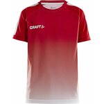 CRAFT Pro Control Fade Jersey Jr Bright red/white (430900)