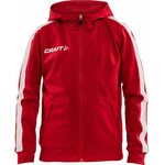 CRAFT PRO Control Hood Jacket Jr Bright red/white (430900)