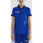 CRAFT PRO Control Poloshirt Jr Club cobolt/black (346999)
