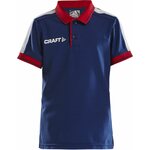 CRAFT PRO Control Poloshirt Jr Navy/bright red (390430)
