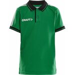 CRAFT PRO Control Poloshirt Jr Team green/black (651999)