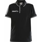 CRAFT PRO Control Poloshirt Jr Black/white (999900)