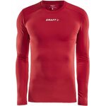 CRAFT PRO Control Compression Long Sleeve Uni Bright red (430000)