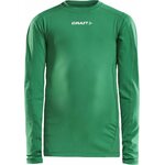 CRAFT PRO Control Compression Long Sleeve Jr Team green (651000)